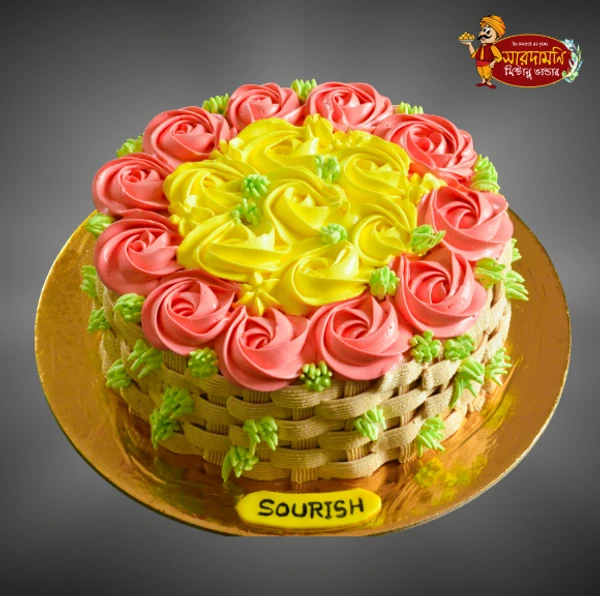 Flower Basket Cake - 2 pound